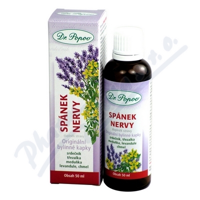 Dr.Popov Kapky bylinn Spnek-Nervy 50ml