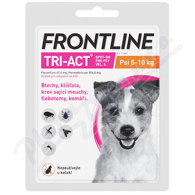 Frontline Tri-Act psi 5-10kg spot-on pipeta 1x1ml