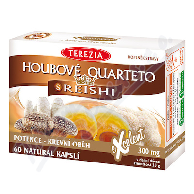 TEREZIA Houbov Quarteto s reishi cps.60