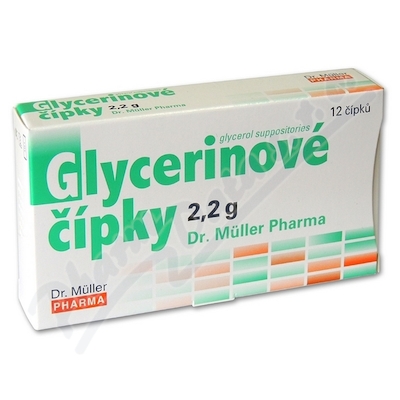 Glycerinov pky 2.2g 12 pk Dr.Mller