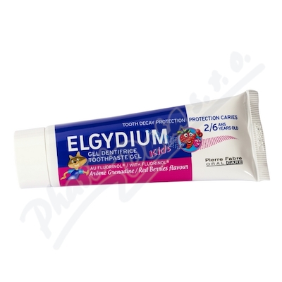ELGYDIUM Kids zub.pasta gel 2-6let 50ml les.ovoce