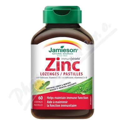 JAMIESON Zinek vit.C+D3 pch.citron-mta past.60