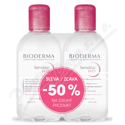 BIODERMA Sensibio H2O 250ml 1+1 Festival