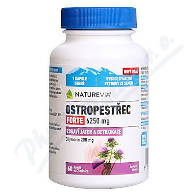 NatureVia Ostropestec forte cps.60