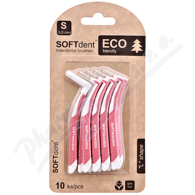 SOFTdent ECO mezizubn kartek zahnut 0.5mm 10ks