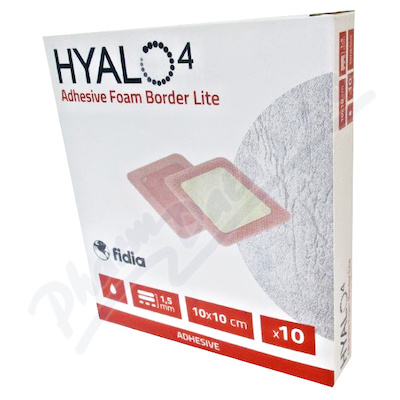 Hyalo4 Silic.Adhes.Border Lite Foam dr.10x10-10ks