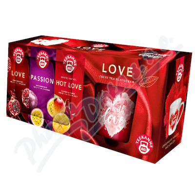 TEEKANNE Love Fruit Tea Flavoured + hrnek 3x20