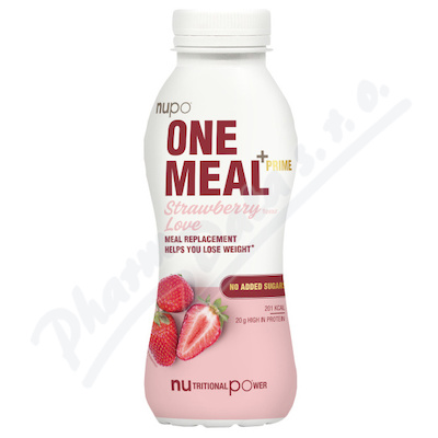 NUPO One Meal +Prime hotov npoj jahoda 330ml