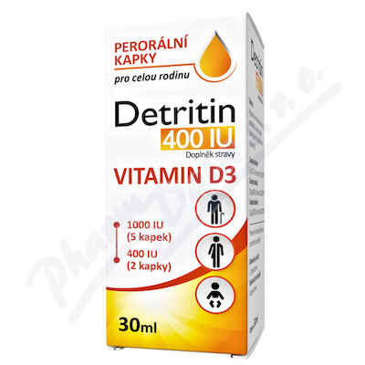 Detritin Vitamin D3 400 IU kapky 30ml