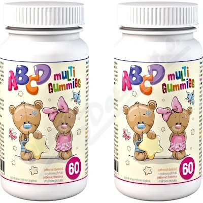 ABCD Multi Gummies 2x60 pektinovch bonbn