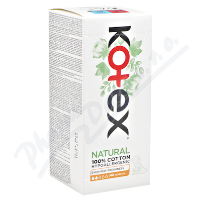 KOTEX Natural slipov vloky Normal 40ks