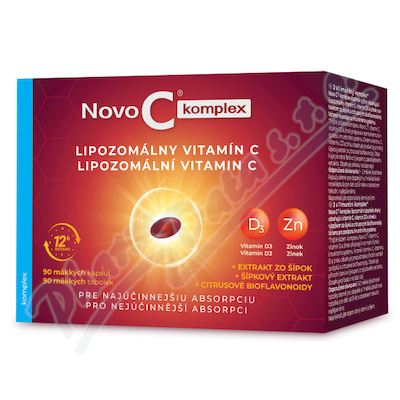 NOVO C komplex Lipozomln vitamn C tob.90