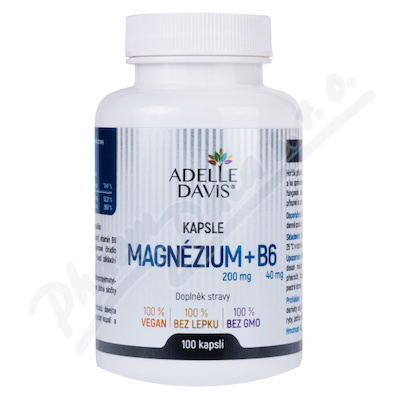 Adelle Davis Magnzium+B6 cps.100