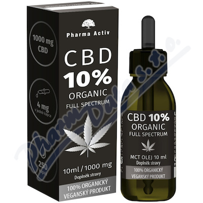 CBD 10% Full Spectrum 1000mg Organic 10ml