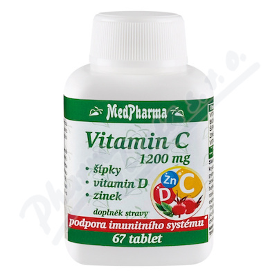 MedPharma Vit.C 1200mg se pky+vit.D+zinek tbl.67