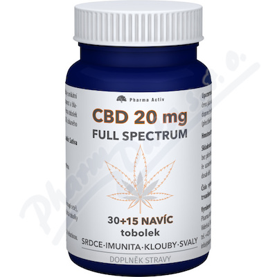 CBD 20mg Full Spectrum tob.30+15 navc