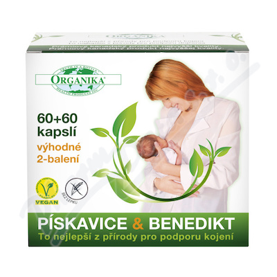 ORGANIKA PSKAVICE & BENEDIKT 500mg cps.2x60