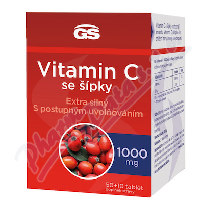 GS Vitamin C1000 se pky tbl.50+10