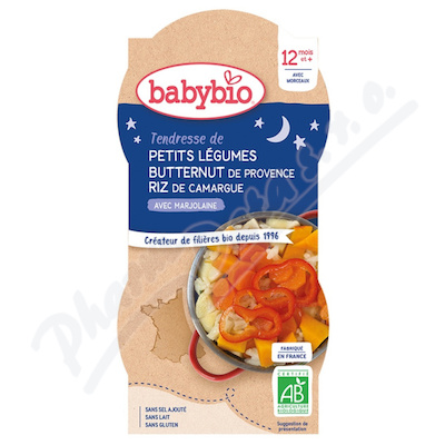 BABYBIO veer.menu zelenina-dn-re 12m+ 2x200g