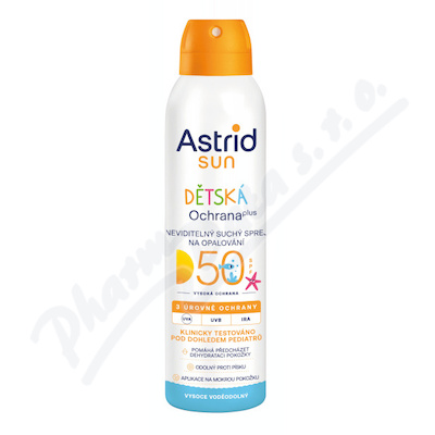 Astrid SUN dtsk such opal.sprej SPF50 150ml