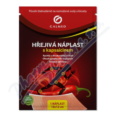 Hejiv nplast s kapsaicinem 18x12cm Galmed