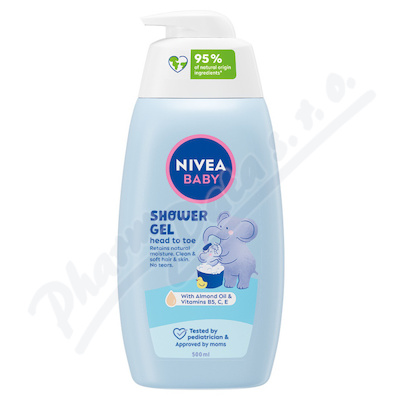 NIVEA Baby Shower gel tlo a vlsky 500ml 80512