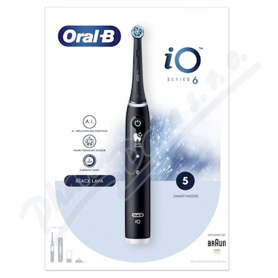 Oral-B iO Series 6 Black Onyx elektr.kartek