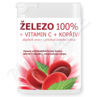 elezo 100% + vitamin C + kopiva tbl.90