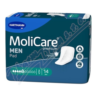 MoliCare MEN inkontinenn pomcka 5 kapek 14ks