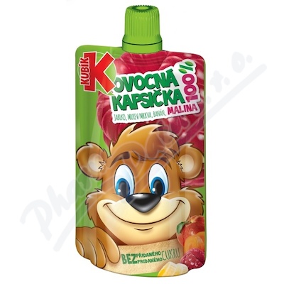 KUBK 100% ovoc.kapsika malina-jabl-mrk-ban 100g