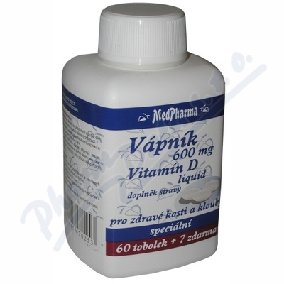 MedPharma Vpnk 600mg+vit.D-liquid tob.67