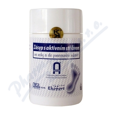 Zsyp s aktivnm stbrem nohy-prac.rukavice 120ml