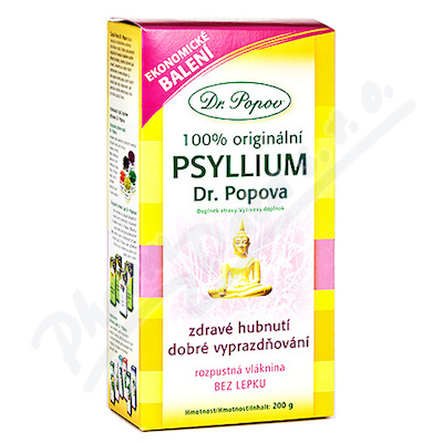 Dr.Popov Psyllium indick rozpustn vlknina 200g