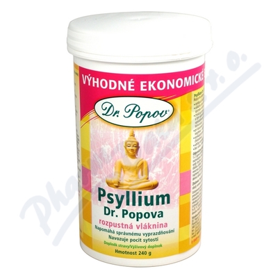 Dr.Popov Psyllium indick rozpustn vlknina 240g